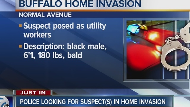 Man posing as utility worker invades home