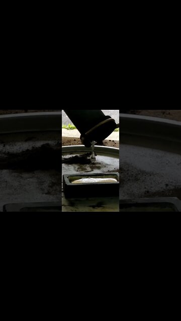 So mesmerizing! ASMR metal melting. #asmr #shorts #relaxing #relax #youtube #fyp