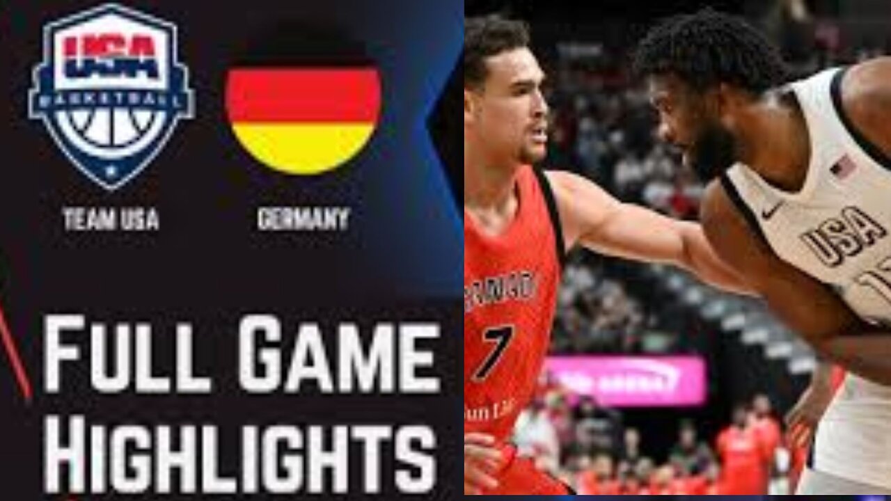 Germany vs United States basketball highlights 2024