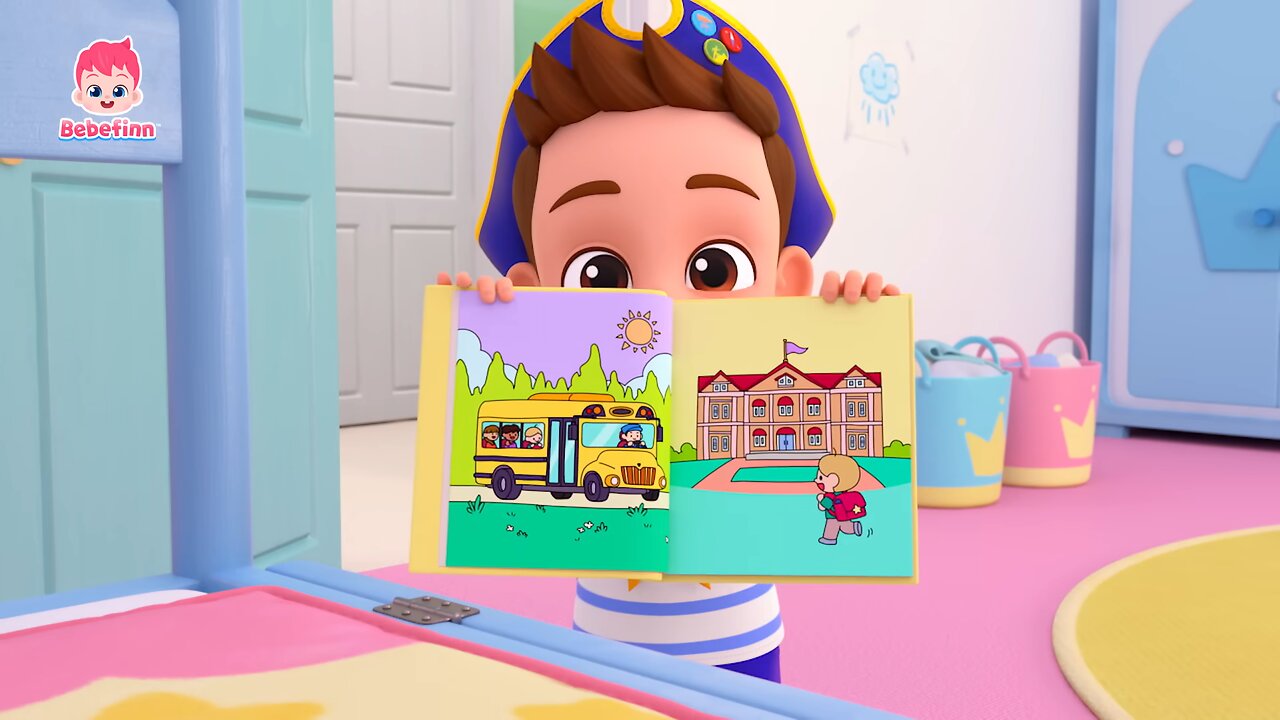Bebefinn Healthy Habits - This Is The Way We Go To School Song #Bebefinn