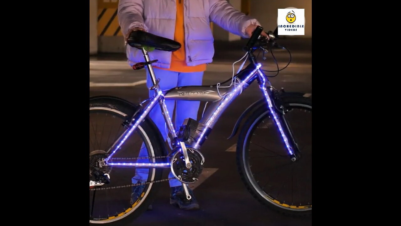 Installing Lights On Cyle For Cool Look
