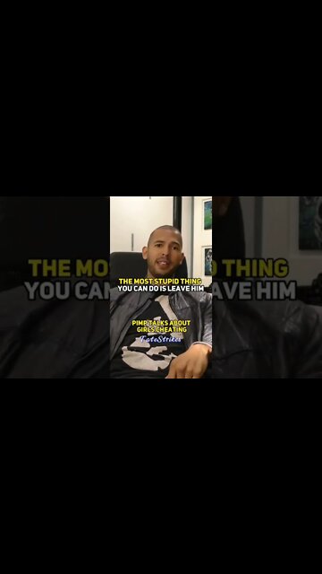 "CHEATING IS CAUSED BY 100% OF WOMEN" | ANDREW TATE ON CHEATING