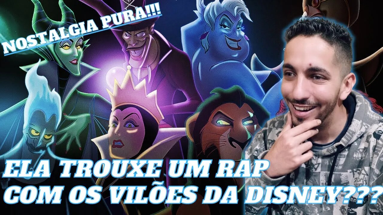 [RAP COM VILÕES DA DISNEY!??] REACT Mistery - Villains