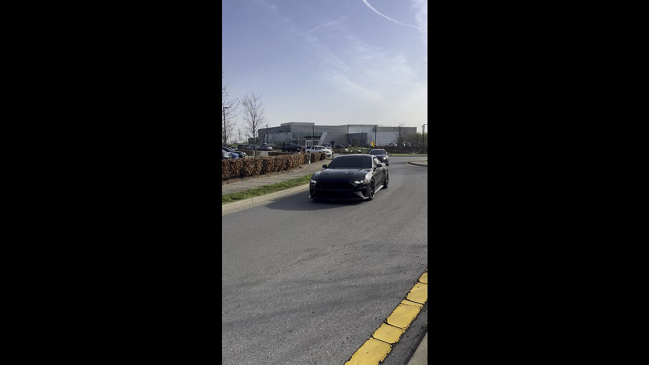 STRAIGHT PIPED MUSTANG GT