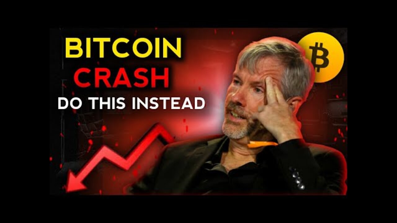 MIchael Saylor Bitcoin - Do Not Sell When This Crash Happens !