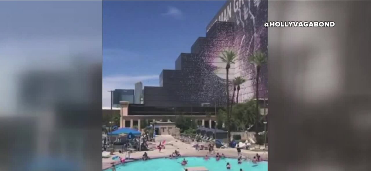 Meteorologist Justin Bruce explains dust devils after appearance at Luxor Hotel & Casino