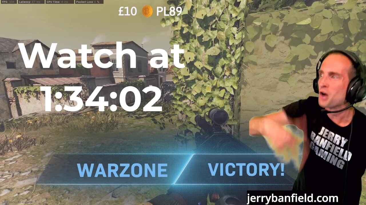 2ND WIN Warzone Solos on Fortune's Keep Resurgence with Jerry Banfield!