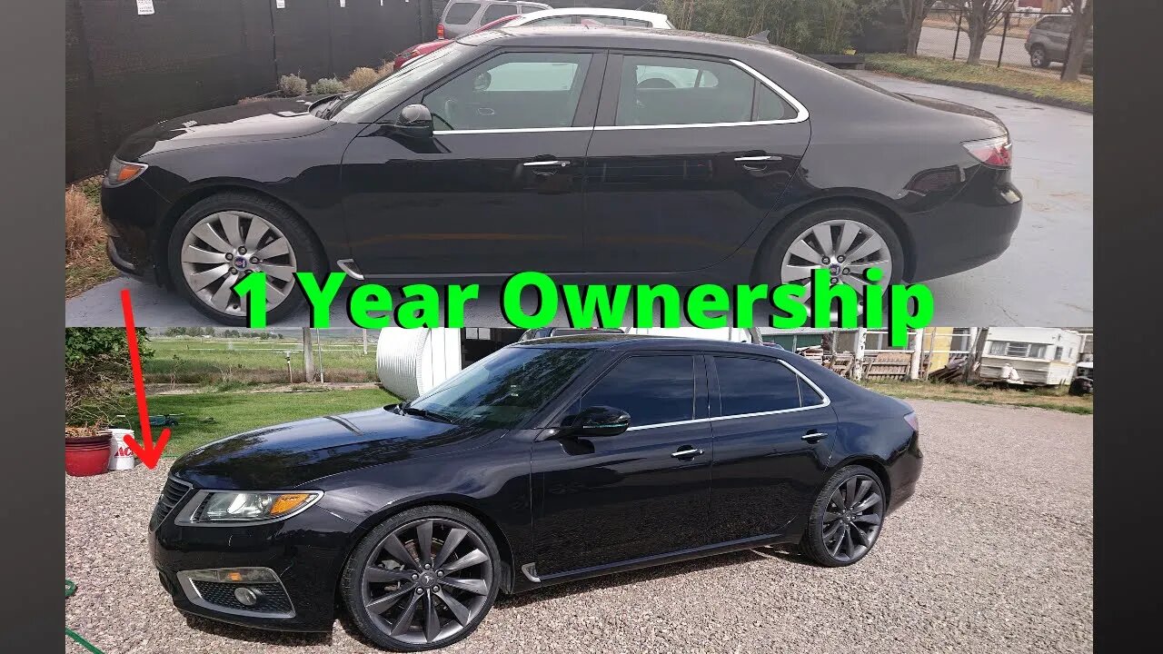 My NG Saab 9-5 one year anniversary of ownership!