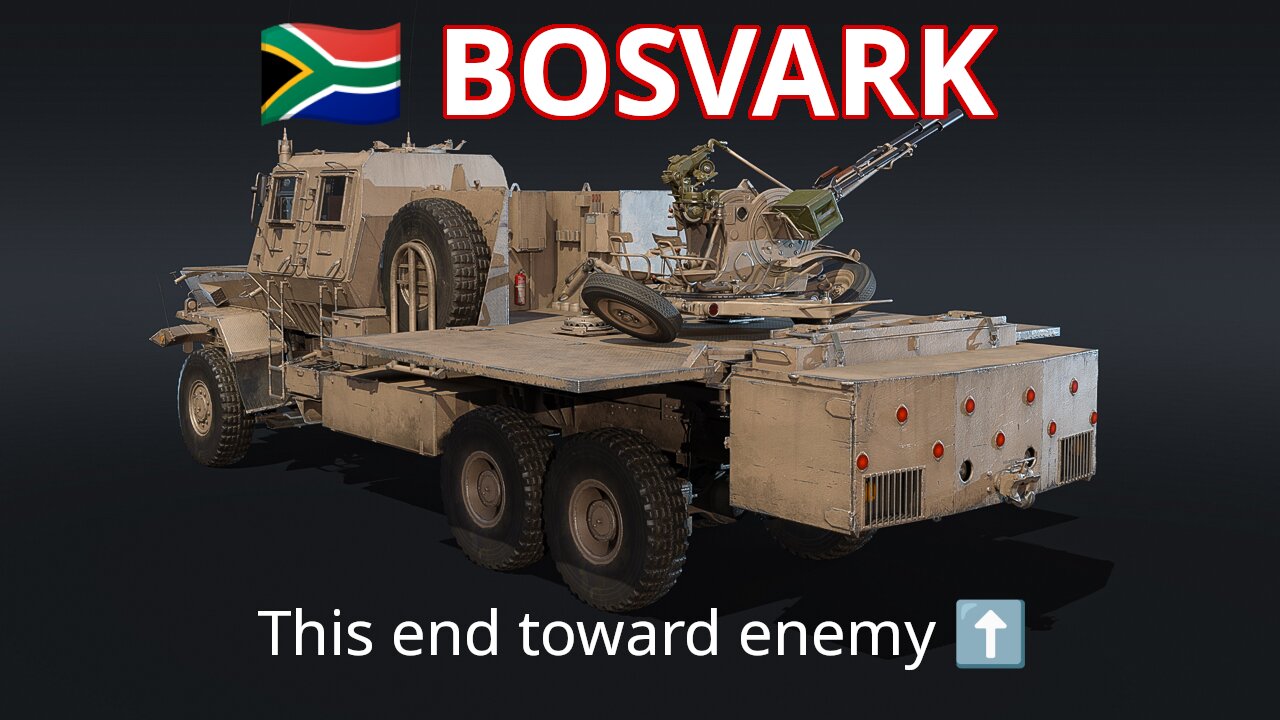 Wrong way! ~ 🇿🇦 Bosvark Devblog [War Thunder "Fire and Ice" Update]