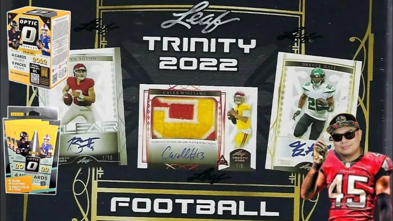 Magnificent Opening!: 2022 Leaf Trinity & 2022 Optic Football Boxes! #nfl #nflcards #footballcards