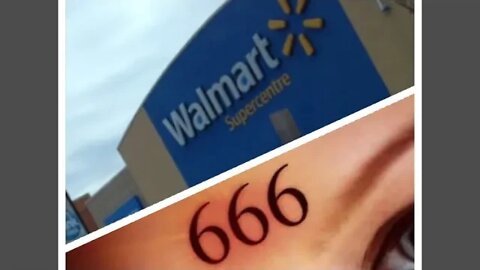 Walmart promoting the mark of the Beast.