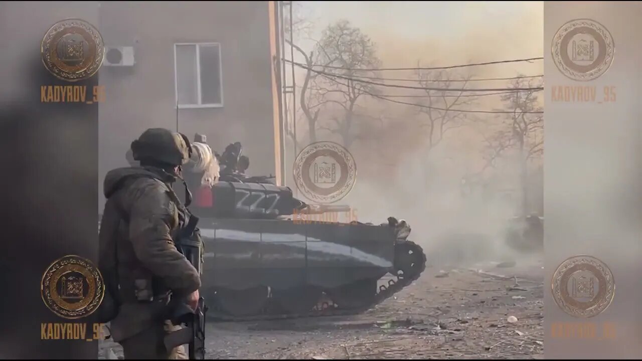 Chechen Fighters Captures Admin Building & Repelled Ukrainian Forces In Mariupol