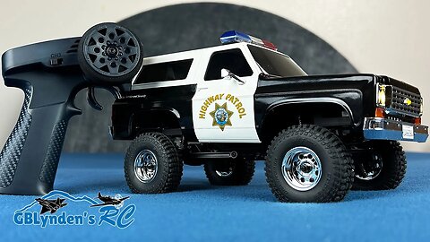 FairRC FMS FCX24 Chevrolet K5 Blazer RC Truck 1/24 Highway Patrol Mod