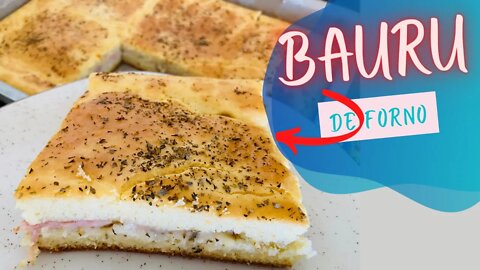 BAURU DE UM JEITO DIFERENTE , FEITO NO FORNO!!! #lanche #bauru #receita #MaisComida