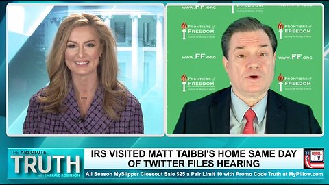 IRS VISITS MATT TAIBBI'S HOME AS HE TESTIFIES BEFORE CONGRESS