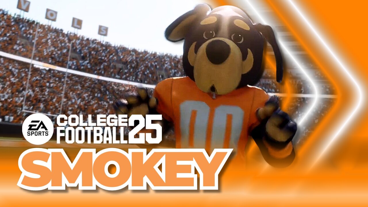 Smokey Mascot in EA Sports College Football 25 (Tennessee Volunteers Football)