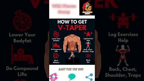 🔥How to get v taper🔥#shorts🔥#wildfitnessgroup🔥12 August 2022🔥