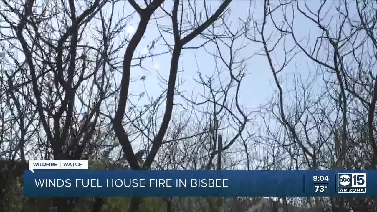 Saginaw Fire in Bisbee burns homes and vehicles, sends two to hospital