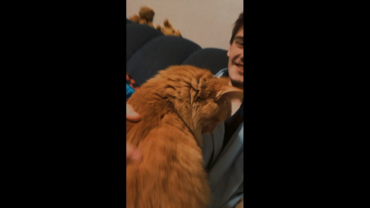 Yung GUS with Yung Alone on his Lap