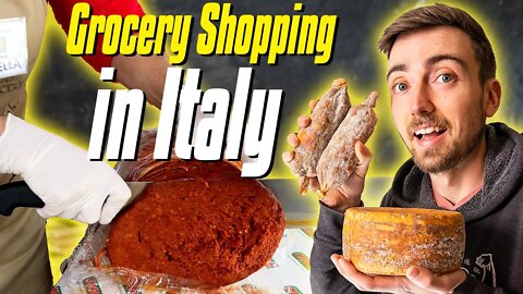 Grocery Shopping in ITALY for the First Time