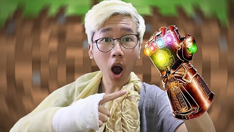 I got THANOS Infinity Gauntlet in Minecraft