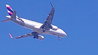 Airbus A320 PR-TYQ vindo de Brasília para Fortaleza