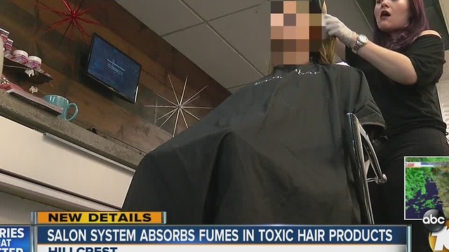 Local hair salon says they protect customers during chemical hair straightening