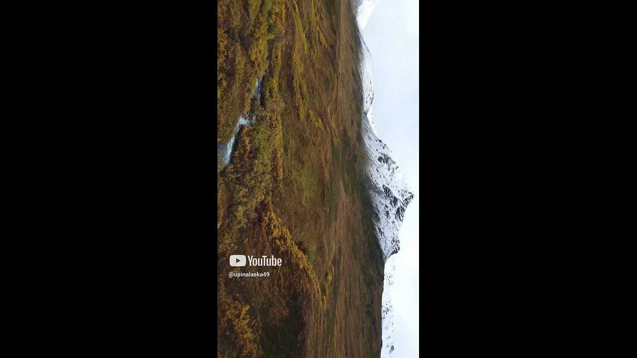 Turn phone sideways #Subscribe #Middleearth #Mountains #Alaska #Outdoors #DJI #Autumn #Shorts #fyp