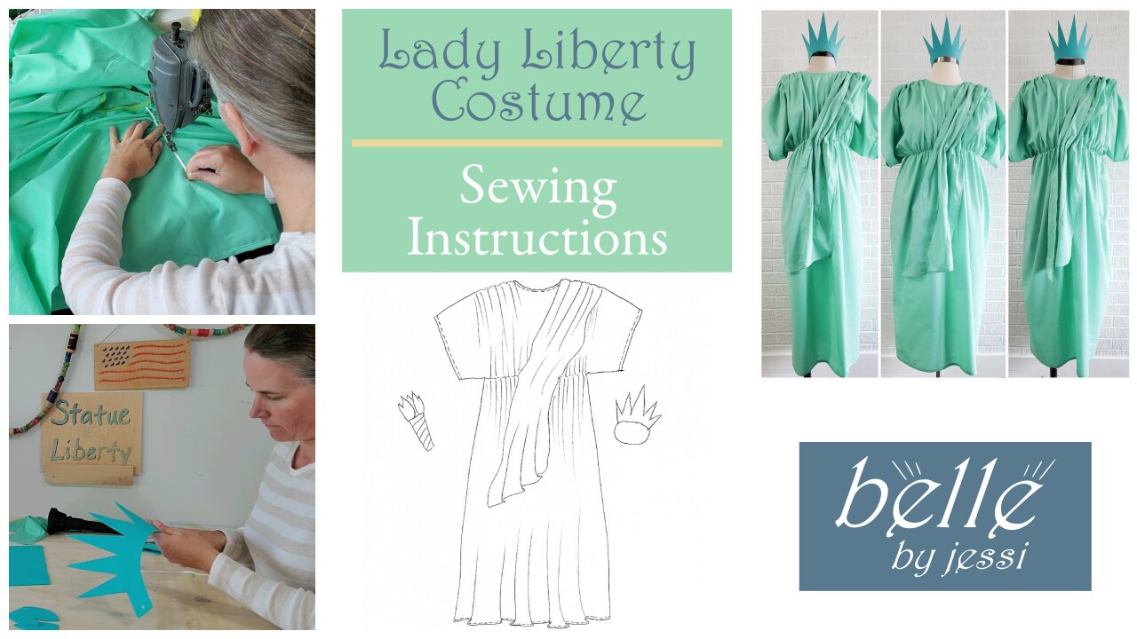 Lady Liberty Costume - Sewing Instructions