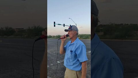 Protest in Arizona at Luke air force base for anti vax on military