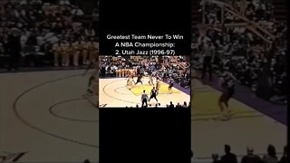 Greatest Teams Never To Win A #NBA Championship #shorts