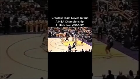 Greatest Teams Never To Win A #NBA Championship #shorts