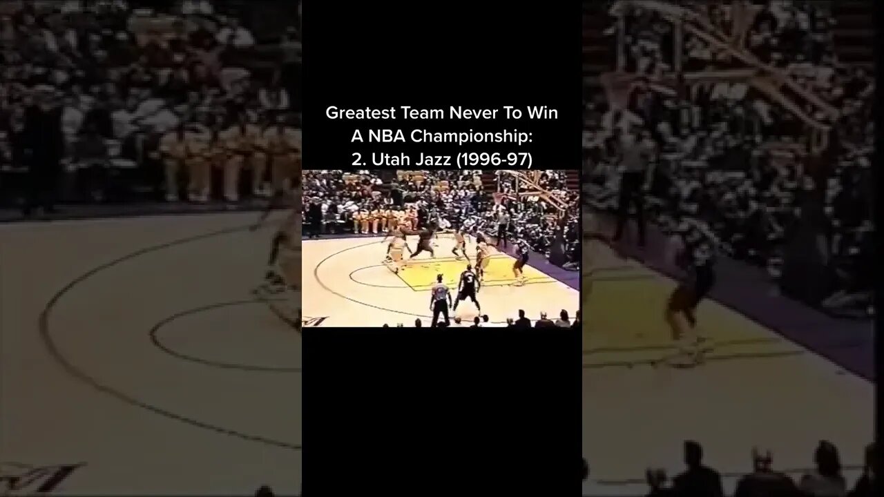 Greatest Teams Never To Win A #NBA Championship #shorts