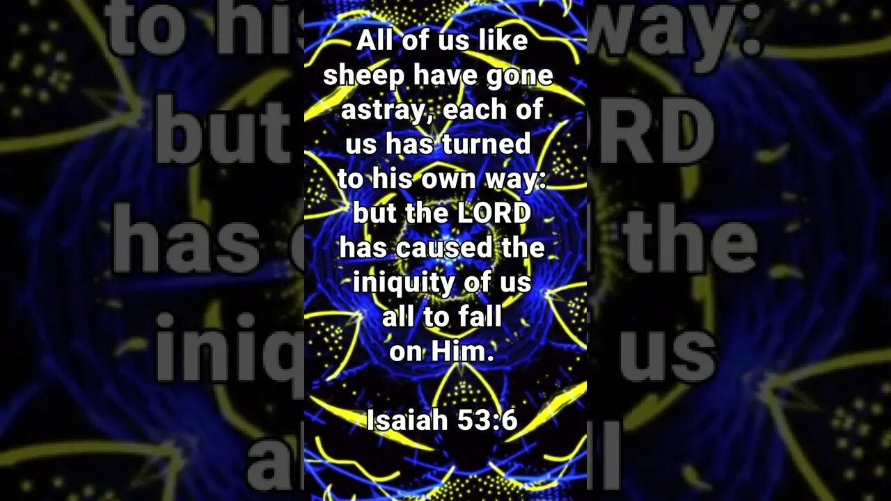 Jesus Takes Our Failures Away! * Isaiah 53:6 * Today’s Verses