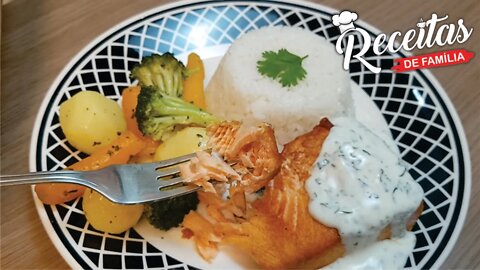 COMO FAZER SALMÃO | FÁCIL RÁPIDO E DELICIOSO | RECEITAS DE FAMÍLIA OFICIAL