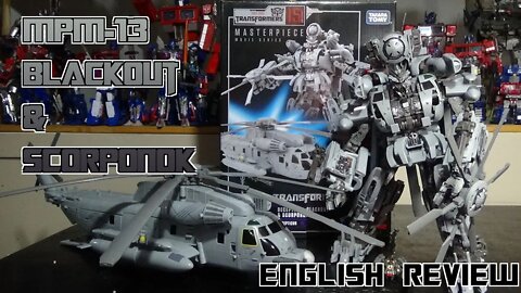 Video Review for Masterpiece - MPM-13 - Blackout & Scorponok