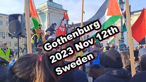 Stoppa folkmordet i Gaza Göteborg 12 novemver 2023