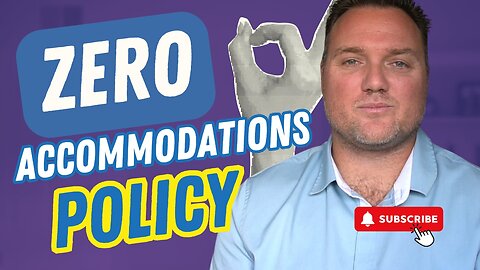 A Zero Accommodations Policy for Fear