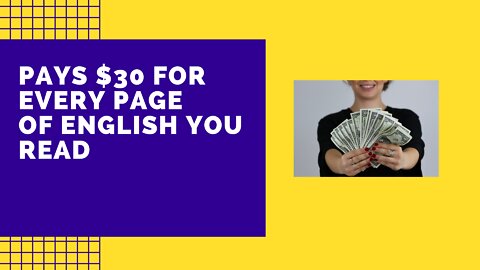 *$30 Every Page You Read* (Make Money By Reading)