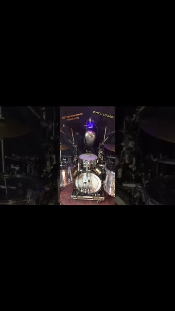 I AM DRMBOT 0110 I RULE OVER ALL IDIOTIC HUMAN DRUMMERS YOU ARE PATHETIC AND SMELL AWFUL #shorts