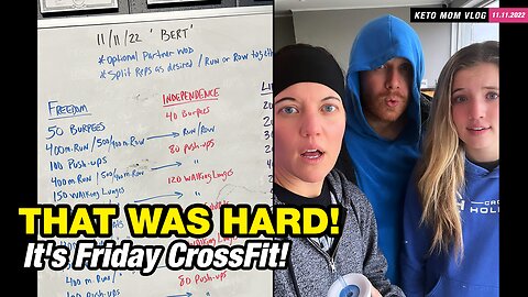 That Was Hard! Did CrossFit Workout And It was HARD! | KETO Mom Vlog