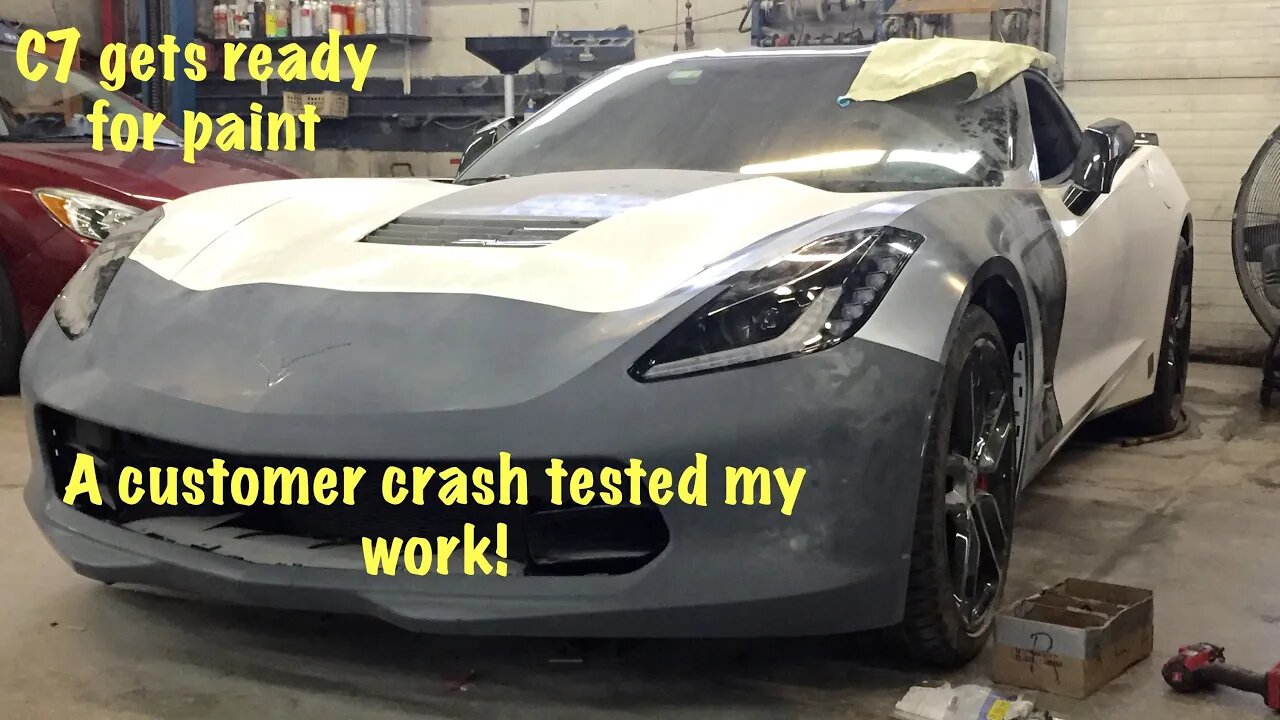 Getting the C7 build ready for paint, fixing a mistake and a past build update