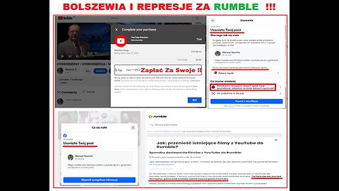 Kiedy padnie czerwona padlina : FB oraz YT - szybko ! When be finish communist FB and YT