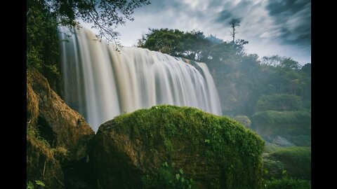 Beautiful waterfall with amazing sound and a great stress buster