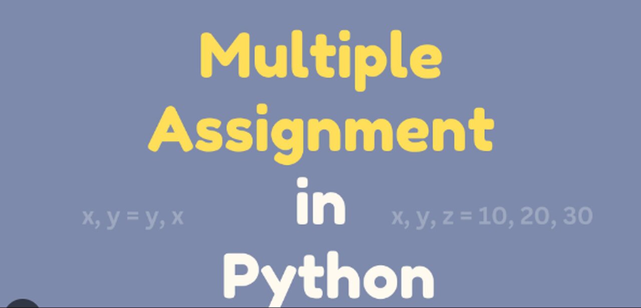 Python multiple assignment 🔠