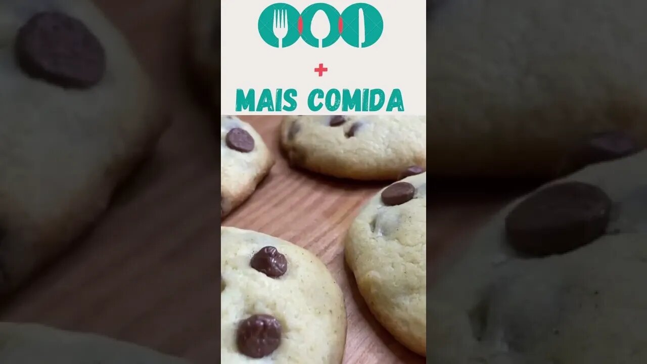 COOKIES #shorts |Receita completa dia 05/06 às 19:00hs #maiscomida