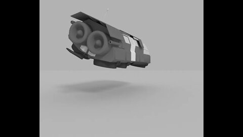 Blender test of win ten 6 core Spaceship take off