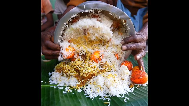 Village food by Grandfather and grandmother 💕💕