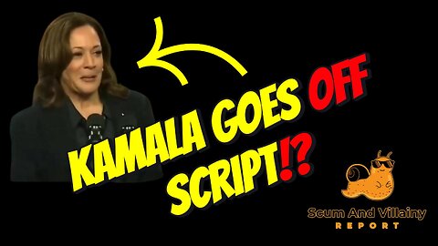 Kamala Goes Off Script!?