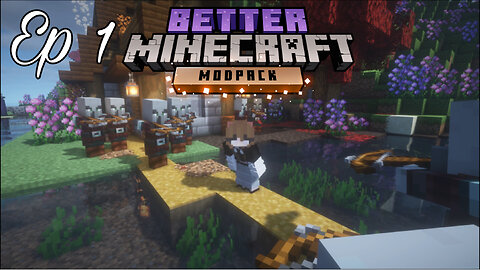 Bedrock Player Tries Better Minecraft For The First Time - Ep 1